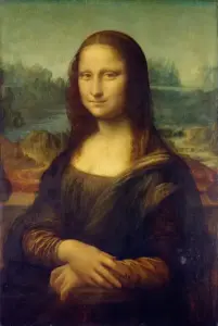 Kendte venstrehåndede kunstnere daVinci Mona Lisa