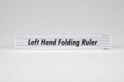 venstrehånds tommestok eller foldelineal til venstrehåndede