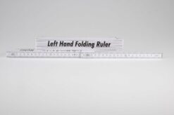 venstrehånds tommestok eller foldelineal til venstrehåndede